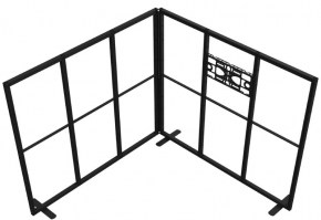 Stand cadre tissu 9m² pour salon événement